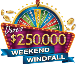$250,000 Weekend Windfall Logo Plain